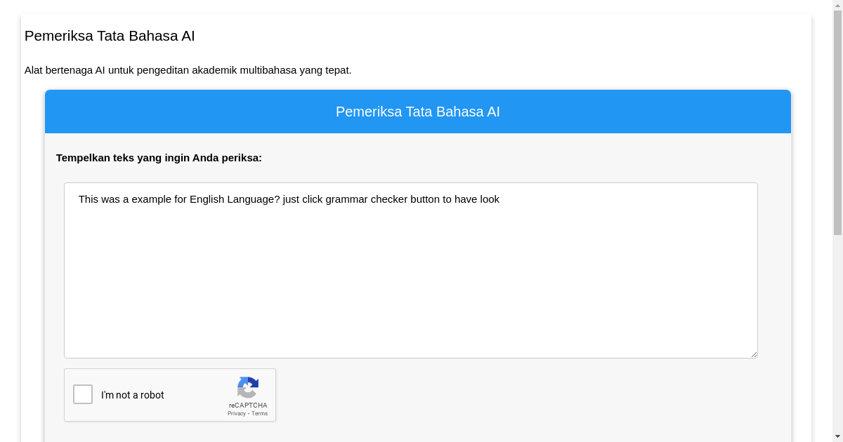 Pemeriksa Tata Bahasa Ai