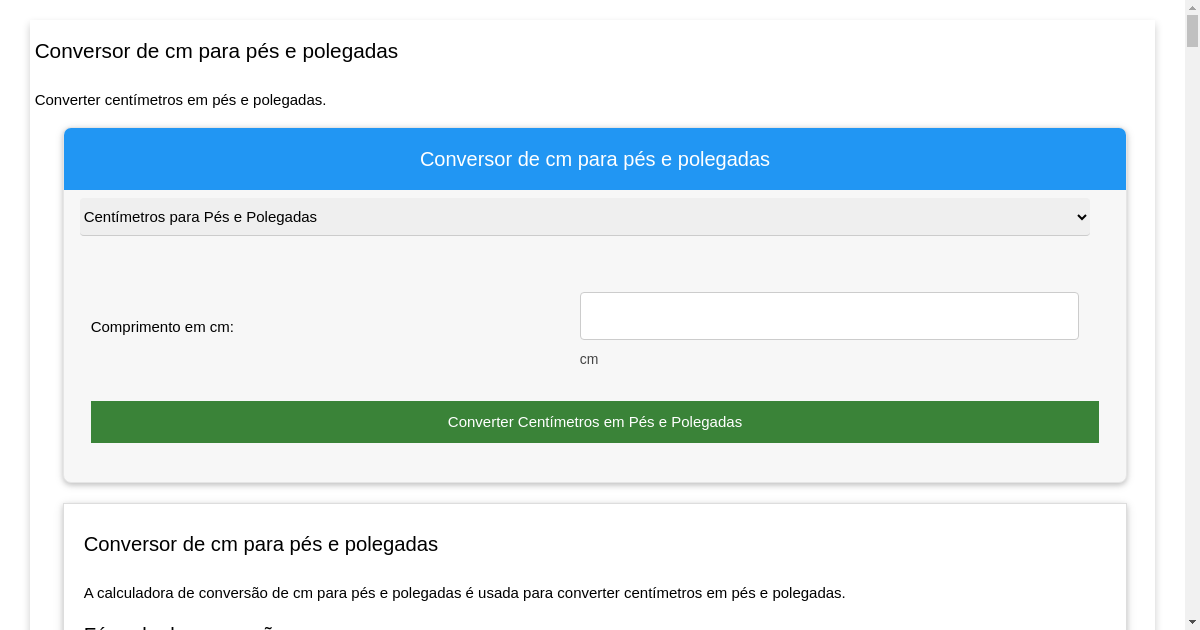 700 cm em pés e polegadas