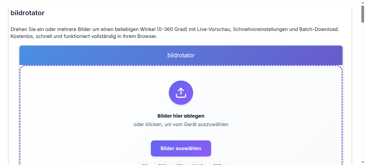 Kostenloser bildrotator - Bilder online um jeden Winkel drehen