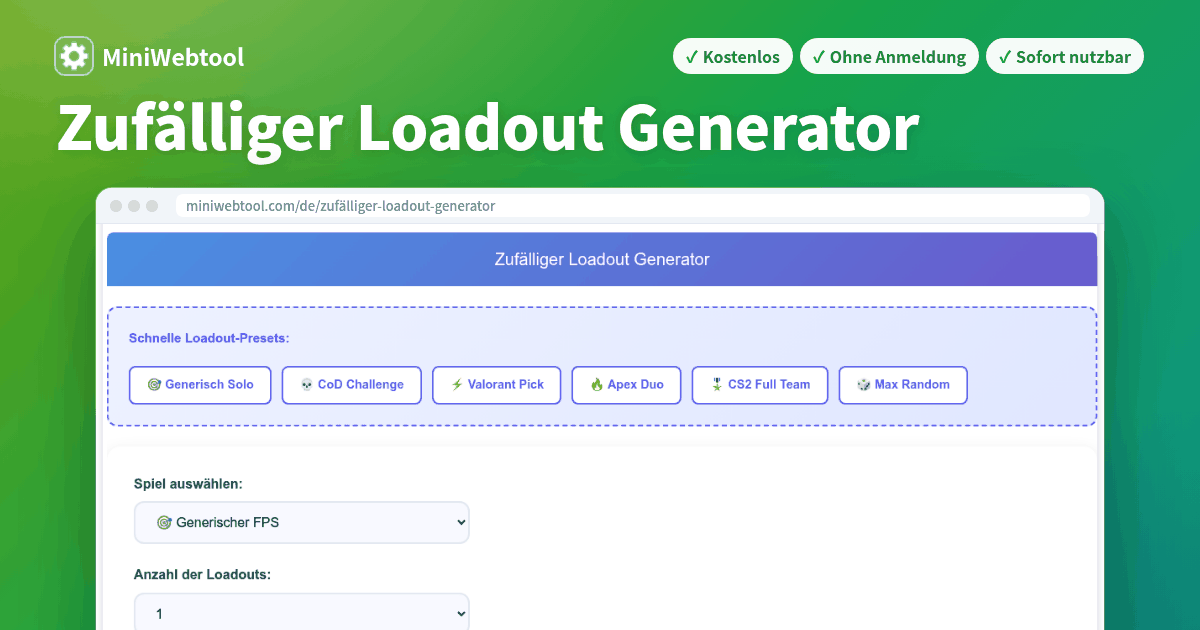 Random Valorant Code Generator Zufälliger Loadout Generator - FPS Waffen & Perk Randomizer Challenge ...