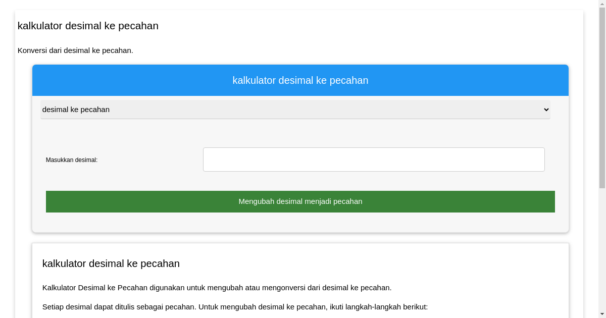 kalkulator-konversi-desimal-ke-pecahan-konverter-desimal-ke-pecahan