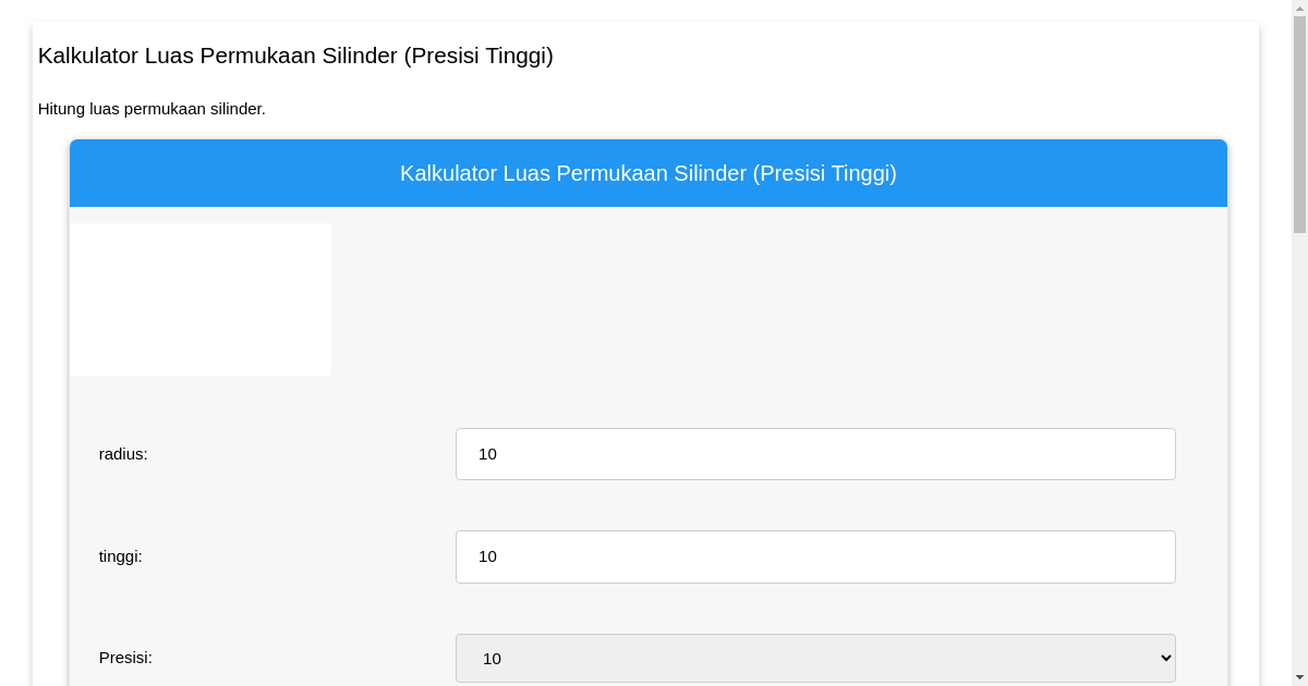 kalkulator-luas-permukaan-silinder-presisi-tinggi