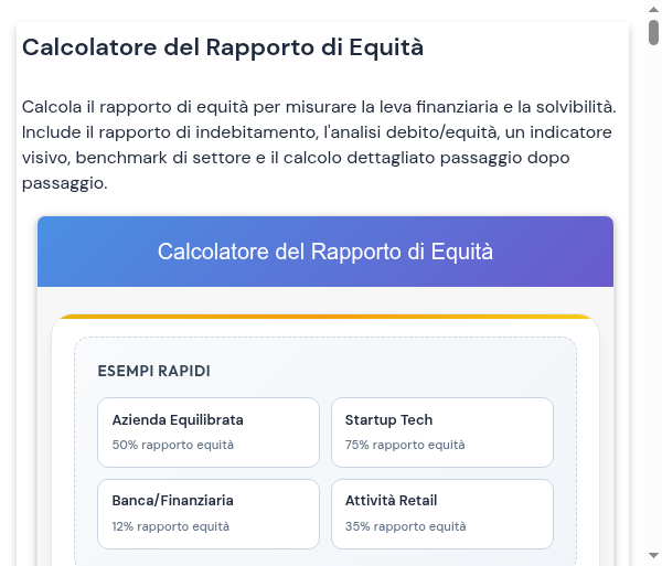 calcolo indici di liquidità e alfa equitalia Kiwi 2 - Smoking Aces