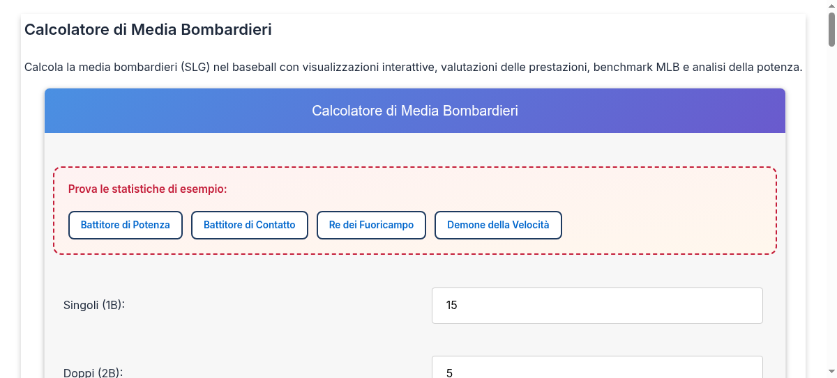 Calcolatore Di Media Bombardieri Calcola La Media Bombardieri