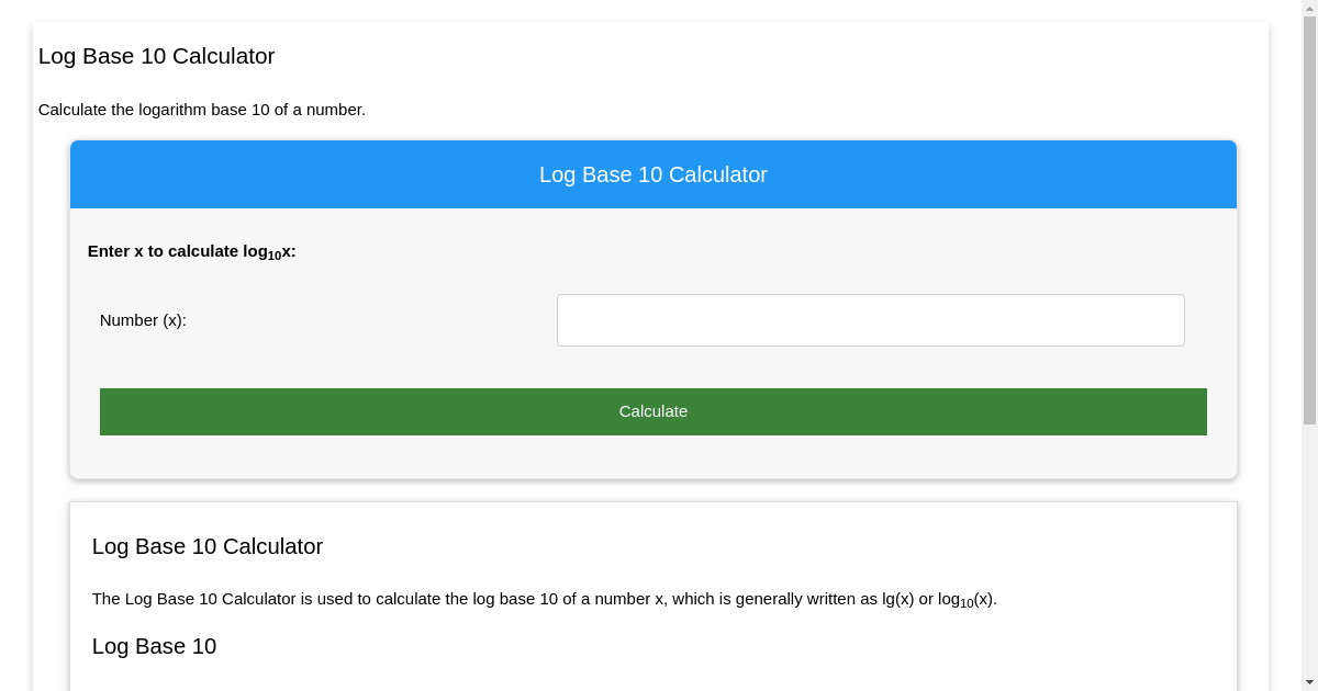 log base 10 of 9700000 | log base 10 calculator